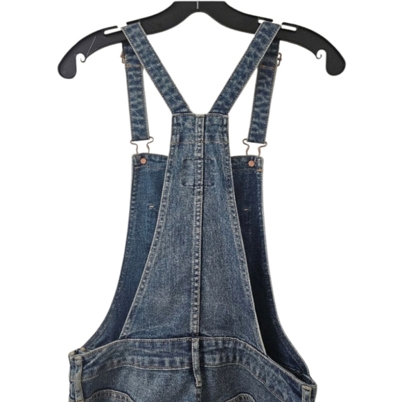 OLD NAVY BLUE DENIM OVERALLS WOMEN'S SIZE O - Picture 5 of 10